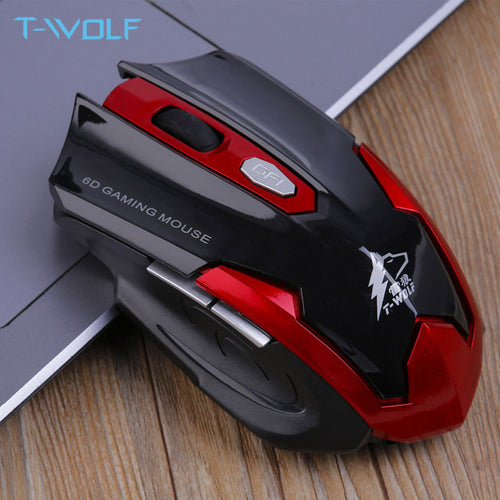 T-WOLF Q7 Silent Wireless Optical Mouse